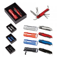 5041 Silver 7 Fonksiyonlu Çakı - Led Elfenerli Set