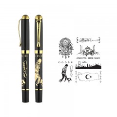 685-R Ayasofya Kabartma Figürlü Metal Roller Kalem