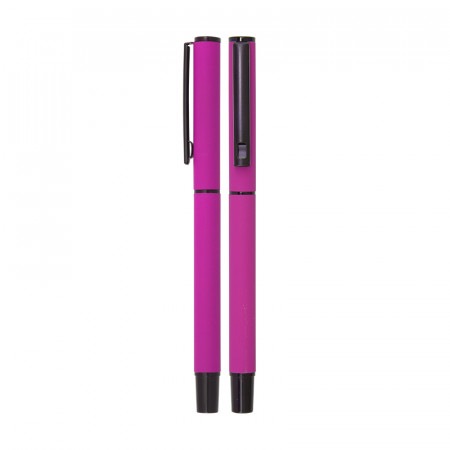 1023-R Pembe Metal Roller Kalem Rubber Gövde