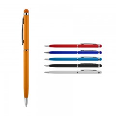 587 Siyah Metal Tükenmez Touchpen Kalem