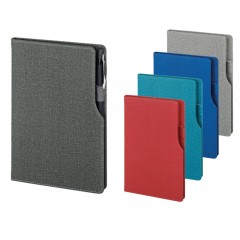 2320 Turkuaz 15 x 21 Termo Deri Defter (Ivory Kağıt)