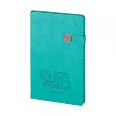 2660 Turkuaz 15 x 21 Termo Deri̇ Defter
