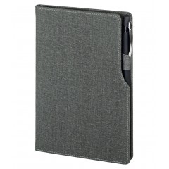 2320 Füme 15 x 21 Termo Deri Defter (Ivory Kağıt)