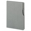 2320 Gri 15 x 21 Termo Deri Defter (Ivory Kağıt)