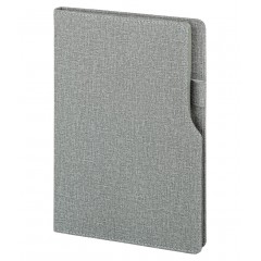 2320 Gri 15 x 21 Termo Deri Defter (Ivory Kağıt)