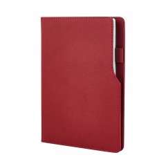 941-HOLMEN Kırmızı 15 x 21 Termo Deri̇ Defter (Holmen Ki̇tap Kağıdı)