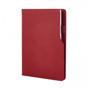941-HOLMEN Kırmızı 15 x 21 Termo Deri Defter (Holmen Kitap Kağıdı)