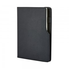 941-HOLMEN Siyah 15 x 21 Termo Deri Defter (Holmen Kitap Kağıdı)