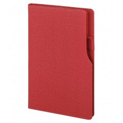 2320 Kırmızı 15 x 21 Termo Deri Defter (Ivory Kağıt)