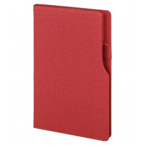2320 Kırmızı 15 x 21 Termo Deri Defter (Ivory Kağıt)