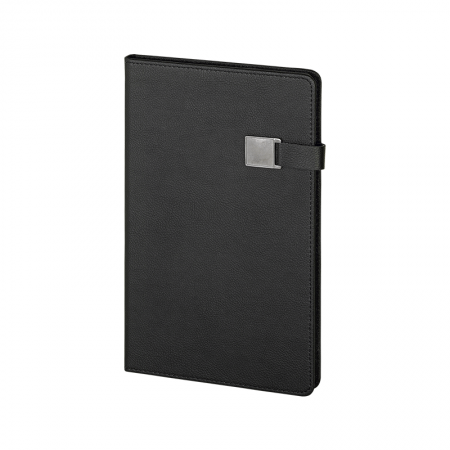 2660 Siyah 15 x 21 Termo Deri Defter