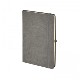 920-EKO Gri 13 x 21 Termo Deri Defter (Holmen Kitap Kağıdı)