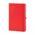 918 Kırmızı-112-Yaprak 13 x 21 Cilt Bezi Defter (Ivory Kağıt)
