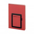 2421-HOLMEN Kırmızı 15 x 21 Termo Deri Defter (Holmen Kitap Kağıdı)