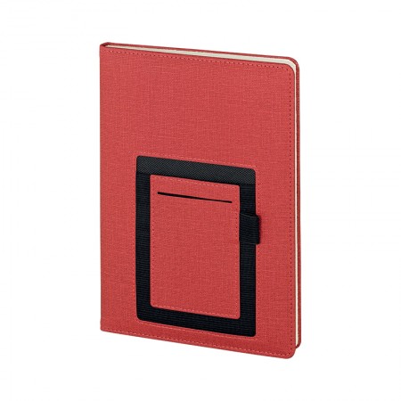 2421-HOLMEN Kırmızı 15 x 21 Termo Deri Defter (Holmen Kitap Kağıdı)
