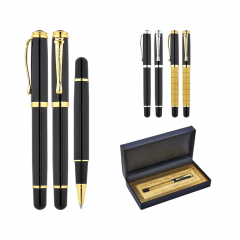 1214-KR Gold Metal Roller Kalem Seti