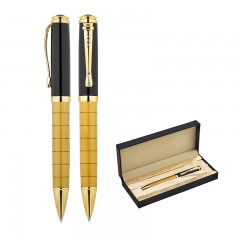 1214-KT Gold Metal Tükenmez Kalem Seti