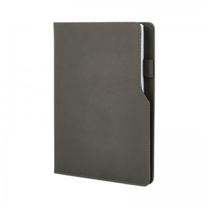 941-HOLMEN Gri-Mat 15 x 21 Termo Deri Defter (Holmen Kitap Kağıdı)