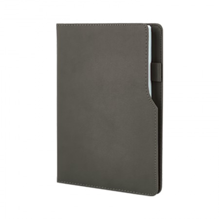 941-HOLMEN Gri-Mat 15 x 21 Termo Deri Defter (Holmen Kitap Kağıdı)