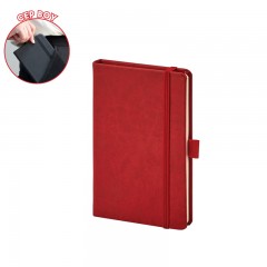 923-914 Kırmızı 9 x 14 Termo Deri̇ Defter