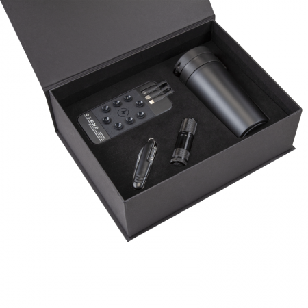 5067 Siyah - Siyah Mug Hediyelik Set