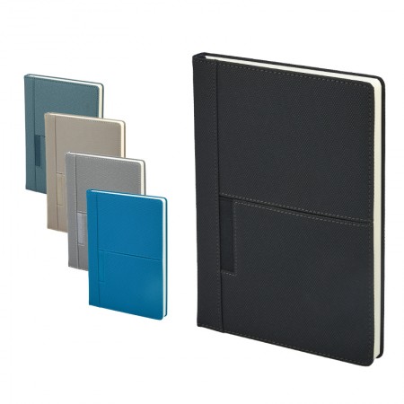 2422 Siyah 15 x 21 Termo Deri Defter