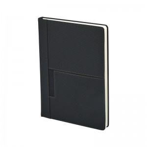 2422 Siyah 15 x 21 Termo Deri Defter