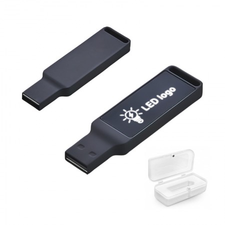 F-206-32 Siyah 32 GB Işıklı Usb Bellek