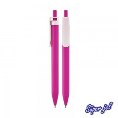 509-BK Pembe Plastik Süper Jel Refil Kalem