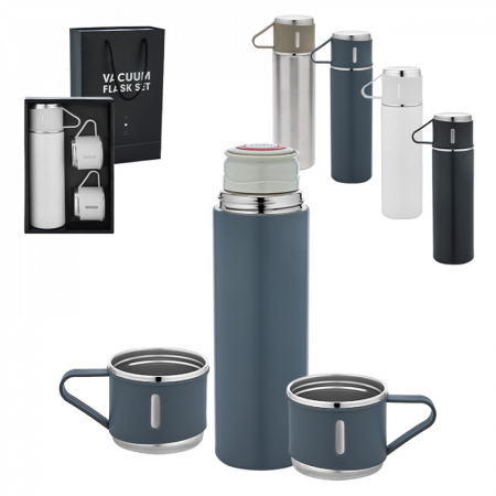 5337 Krom Çelik 3'lü Termos Set / 500 ml