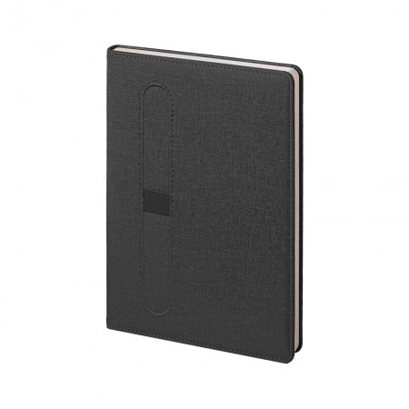 2425 Siyah-Füme 15 x 21 Termo Deri Defter