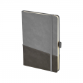 2427 Gri 15 x 21 Yumuşak Kapak Termo Deri Defter
