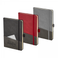 2427 Siyah 15 x 21 Yumuşak Kapak Termo Deri Defter
