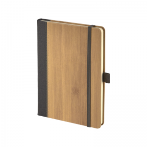 2428 Gri 15 x 21 Termo Deri Bambu Defter