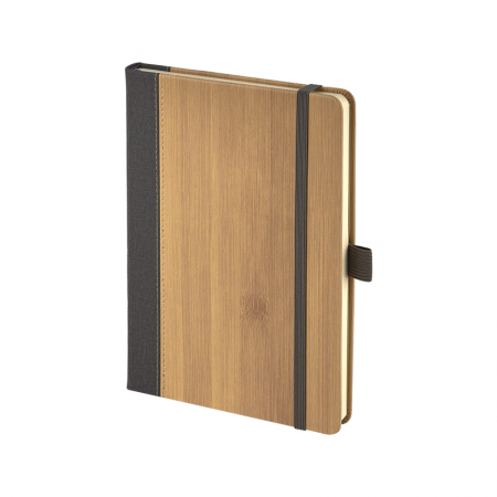 2428 Gri 15 x 21 Termo Deri Bambu Defter