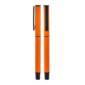 2025 BELEK Turuncu Metal Roller Süper Jel Refil Kalem