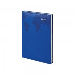 102 Mavi Termo Deri̇ Tarihli Ajanda (Ivory Kağıt)