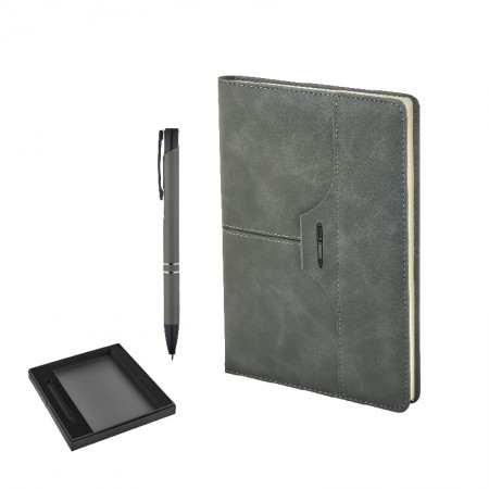 2430-K Gri Hediyelik Set