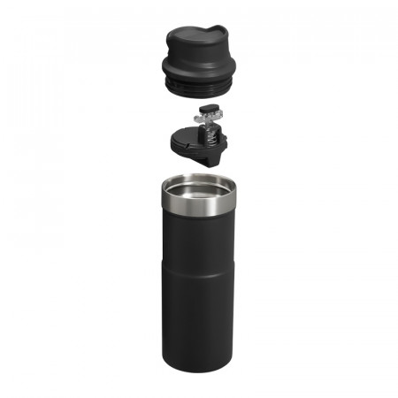 5347 Siyah Çelik Termos / 400 ml