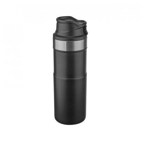 5347 Siyah Çelik Termos / 400 ml