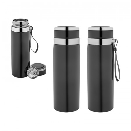 5350 Siyah Çelik Termos / 800 ml