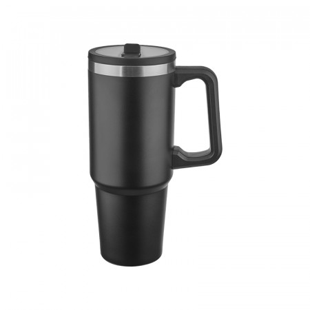 5352 Siyah Çelik Termos / 900 ml