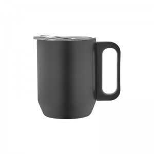 5354 Siyah Çelik Kupa / 350 ml