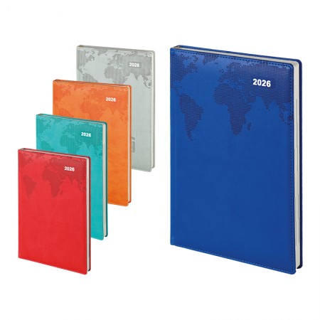 102 Siyah Termo Deri̇ Tarihli Ajanda (Ivory Kağıt)