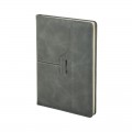 2430 Gri 15 x 21 Termo Deri Defter
