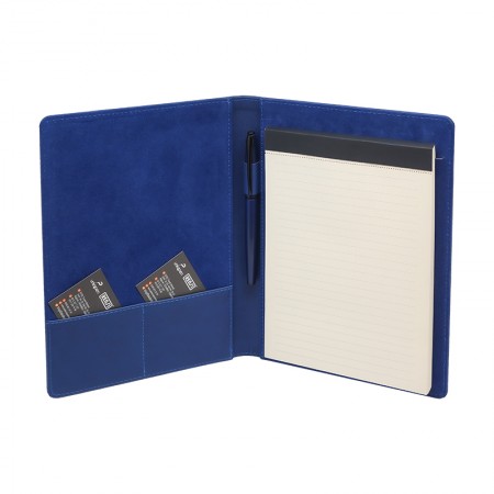 2435 Lacivert 17 x 24 A5 Termo Deri Sekreterlik