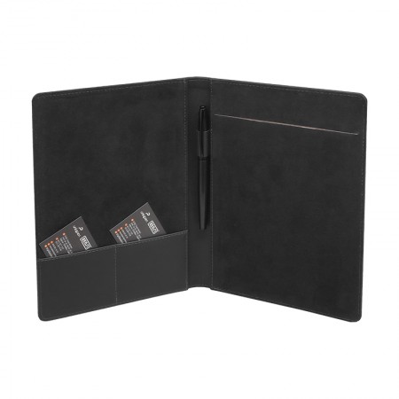 2435 Siyah 17 x 24 A5 Termo Deri Sekreterlik