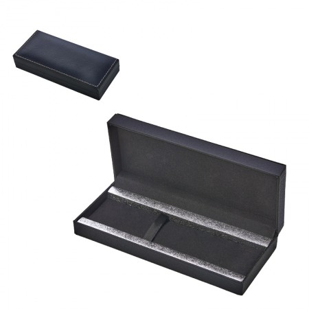 KT-1217 SİYAH-SİLVER Çiftli Kalem Seti Kutusu