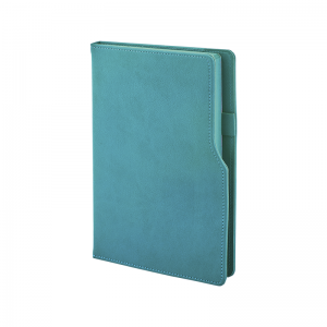 941-IVORY Turkuaz 15 x 21 Termo Deri Defter (Ivory Kağıt)