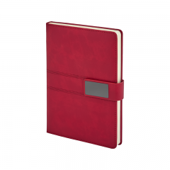 2441 Kırmızı 15 x 21 Termo Deri Defter